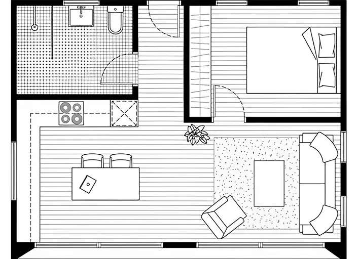 Floor plan drawing